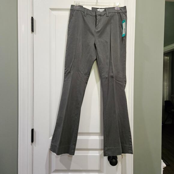 NWT Lila Ryan The Jenalyn Size‎ 4P Green Brushed Sateen Bootcut Trouser - Picture 1 of 9